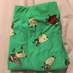 christmas sleep leggings